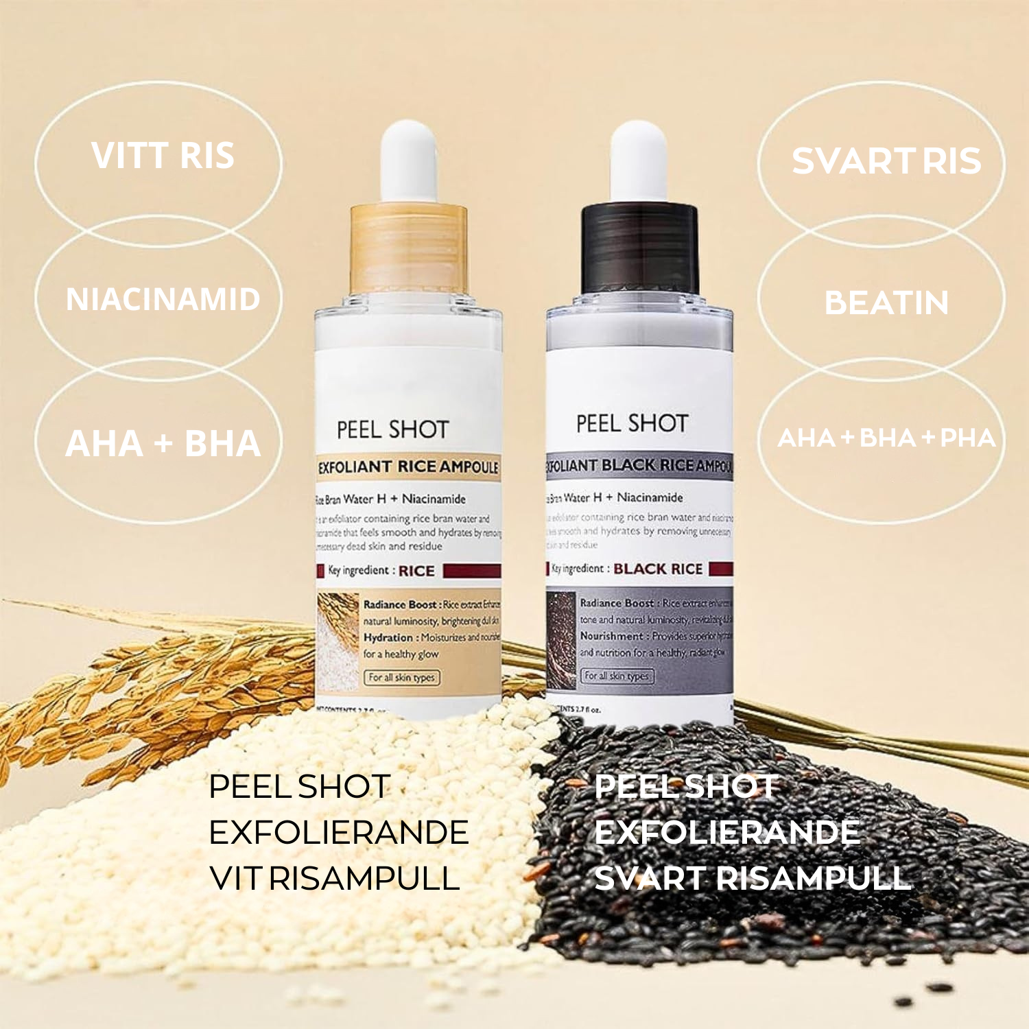 PEEL SHOT GLOW RICE AMPOULE DUO